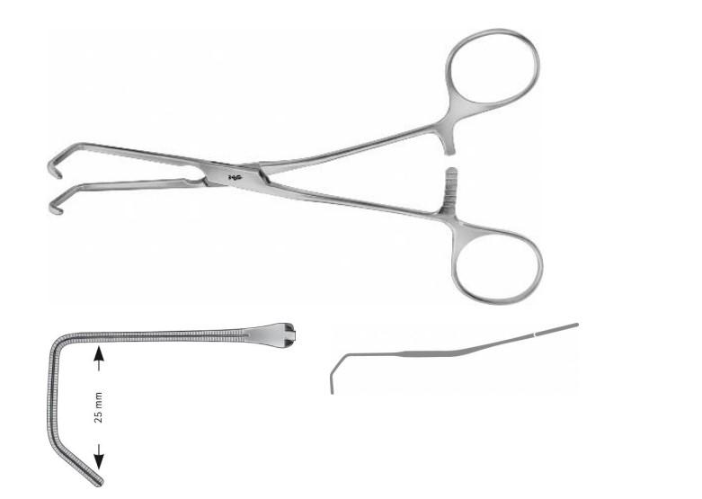 КУЛІ ПЕДІАТРИЧН. ЗАТИСКАЧ 46MM 160MM